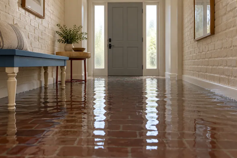 Water Extraction Near Seabourne Creek Nature Park — standing water in a residential interior